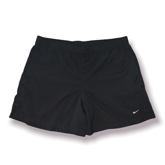 Nike Pants - Nike Small Black Side Slit Drawstring Waist Athletic Running Shorts